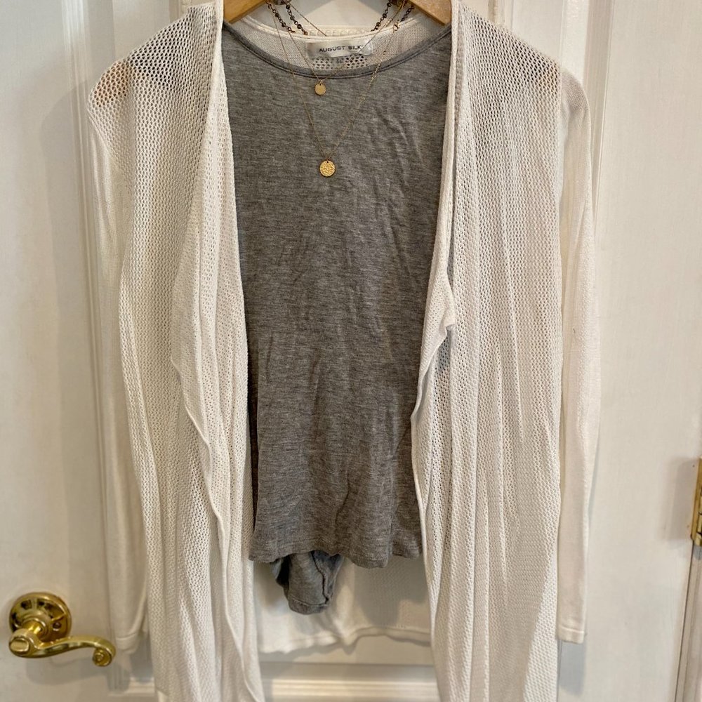 Drapey beach sweater